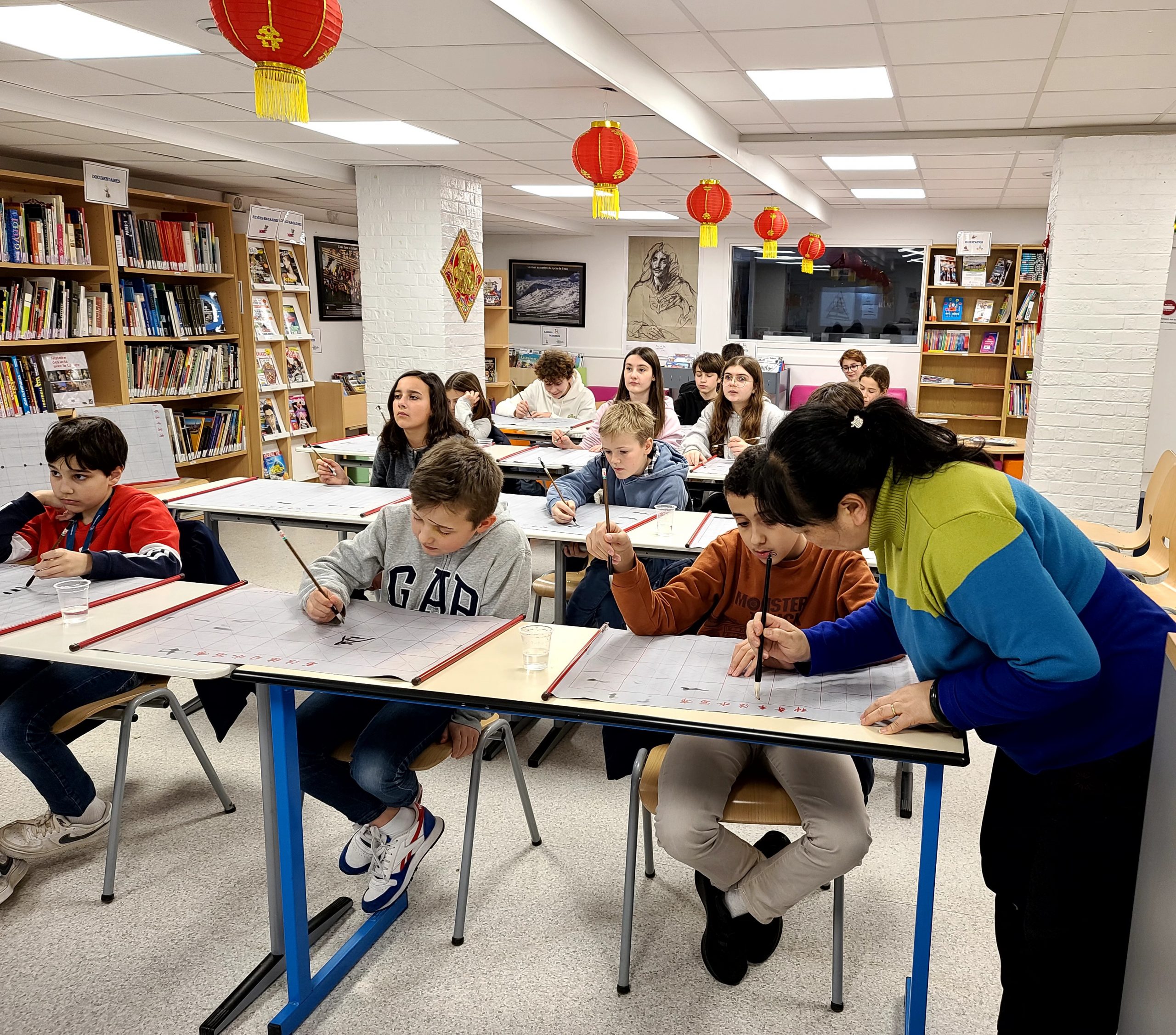 Atelier de calligraphie chinoise