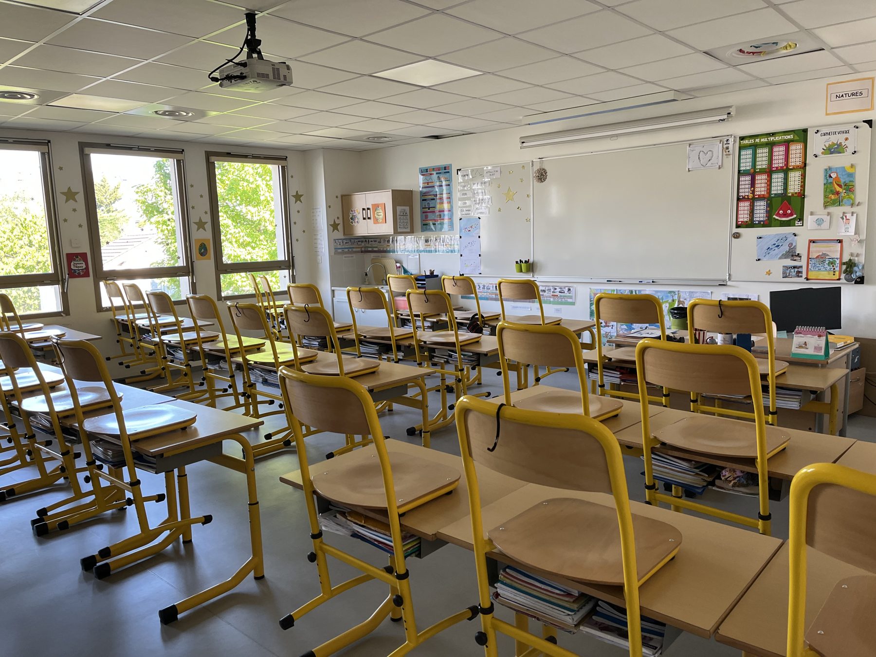 Salle de classe de l’école Saint-Joseph