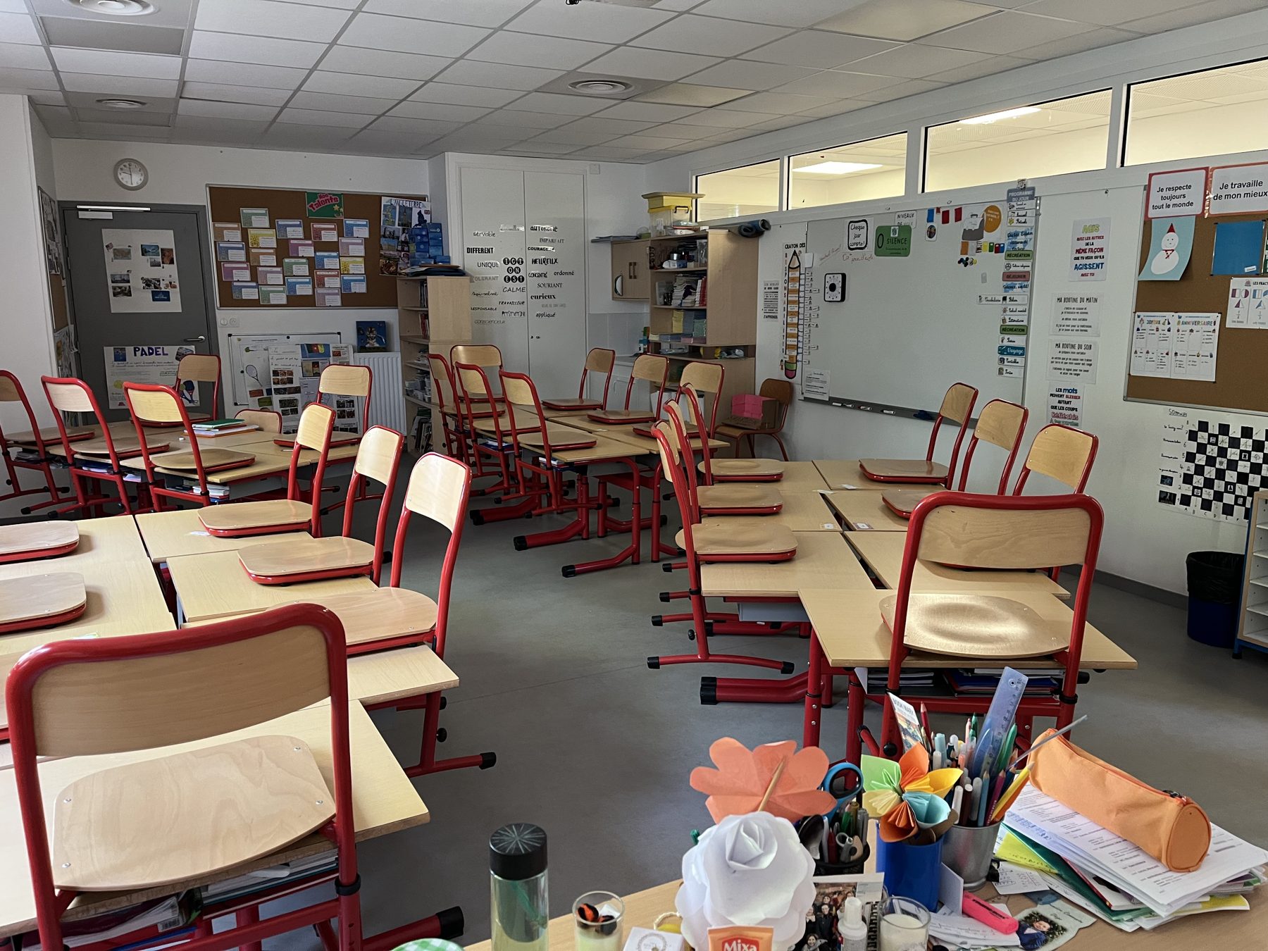Classe de l’école Saint-Joseph