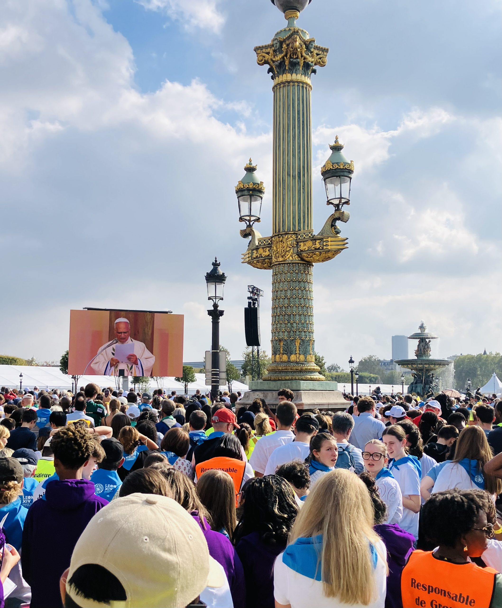 Messe du pape Léon XIV, place de la Concorde